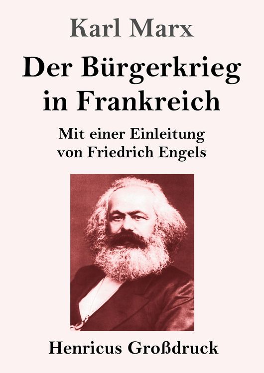 Produktbild: Der B&uuml;rgerkrieg in Frankreich (Gro&szlig;druck)