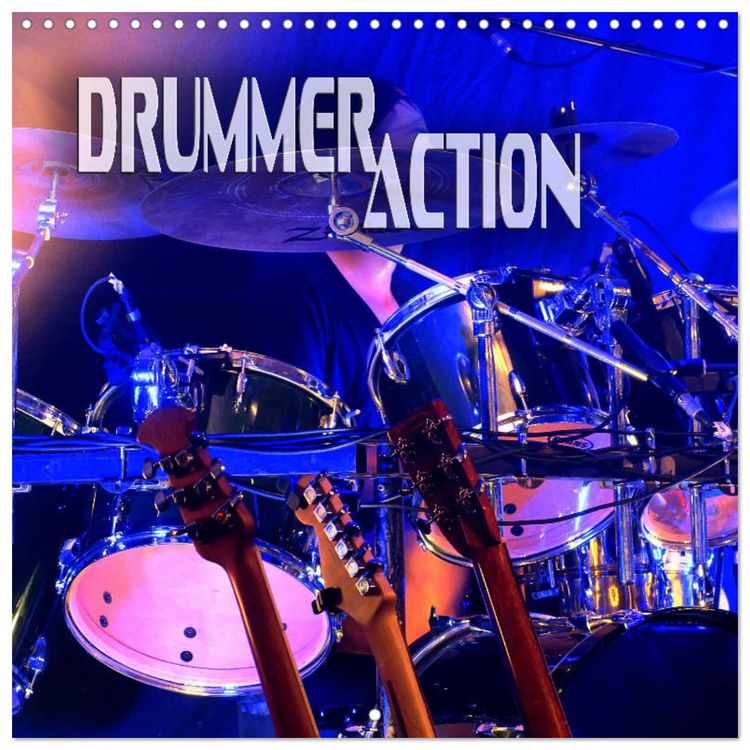 Produktbild: Drummer Action (Wall Calendar 2026 12 &times; 12 Inch) CALVENDO 12 Month Wall Calendar