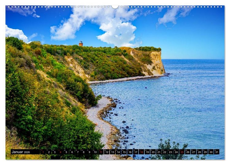Produktbild: OSTSEE PERLE R&Uuml;GEN Michael Jaster (hochwertiger Premium Wandkalender 2026 DIN A2 quer), Kunstdruck in Hochglanz