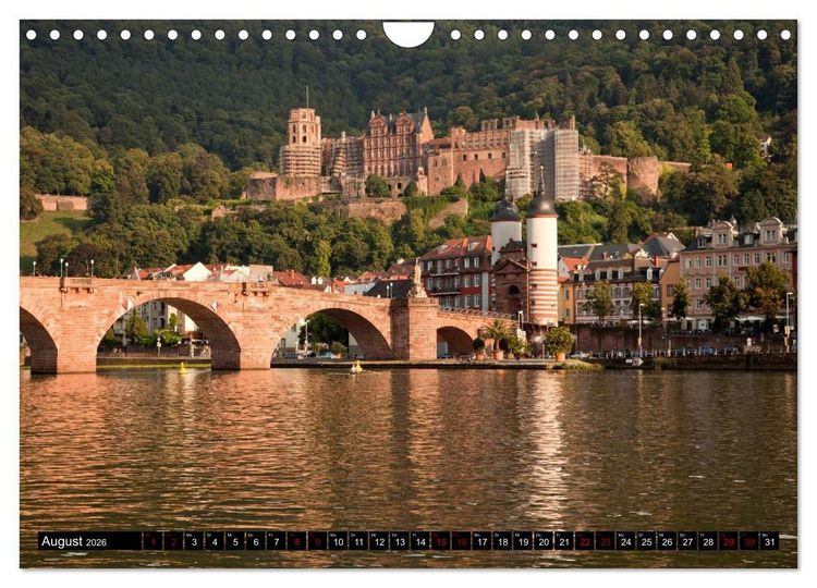 Produktbild: Deutschlands Fl&uuml;sse (Wandkalender 2026 DIN A4 quer), CALVENDO Monatskalender