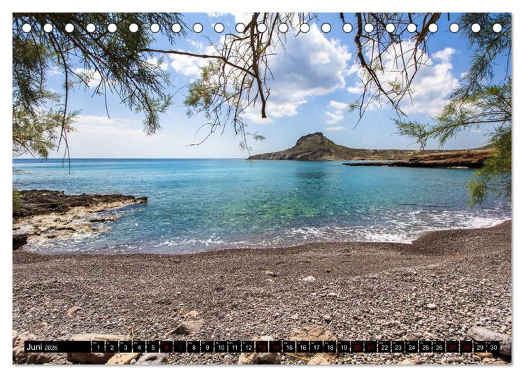 Produktbild: Ostkreta - Zwischen Sitia und Ierapetra (Tischkalender 2026 DIN A5 quer), CALVENDO Monatskalender