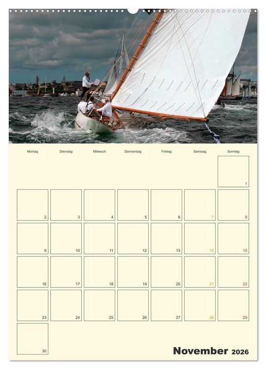 Produktbild: Segeln, unser Jahresplaner (Wandkalender 2026 DIN A2 hoch), CALVENDO Monatskalender