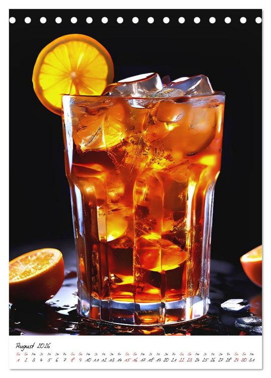 Produktbild: Mixology Meisterwerke (Tischkalender 2026 DIN A5 hoch), CALVENDO Monatskalender
