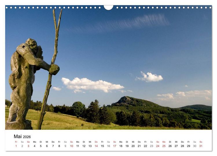 Produktbild: Die Rh&ouml;n (Wandkalender 2026 DIN A3 quer), CALVENDO Monatskalender