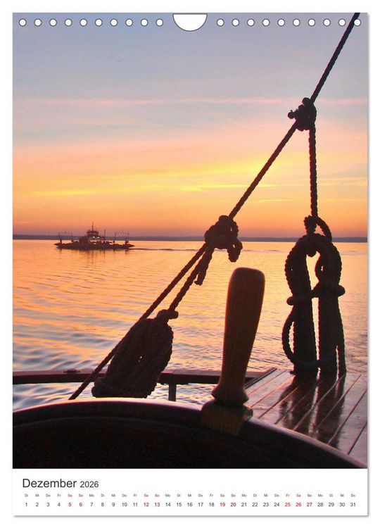 Produktbild: Unter wei&szlig;en Segeln - Mit einem Dreimaster auf der Ostsee (Wandkalender 2026 DIN A4 hoch), CALVENDO Monatskalender
