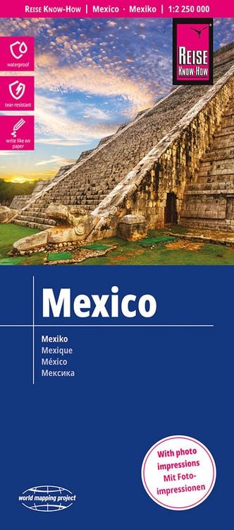 Produktbild: Reise Know-How Landkarte Mexiko / Mexico (1:2.250.000)