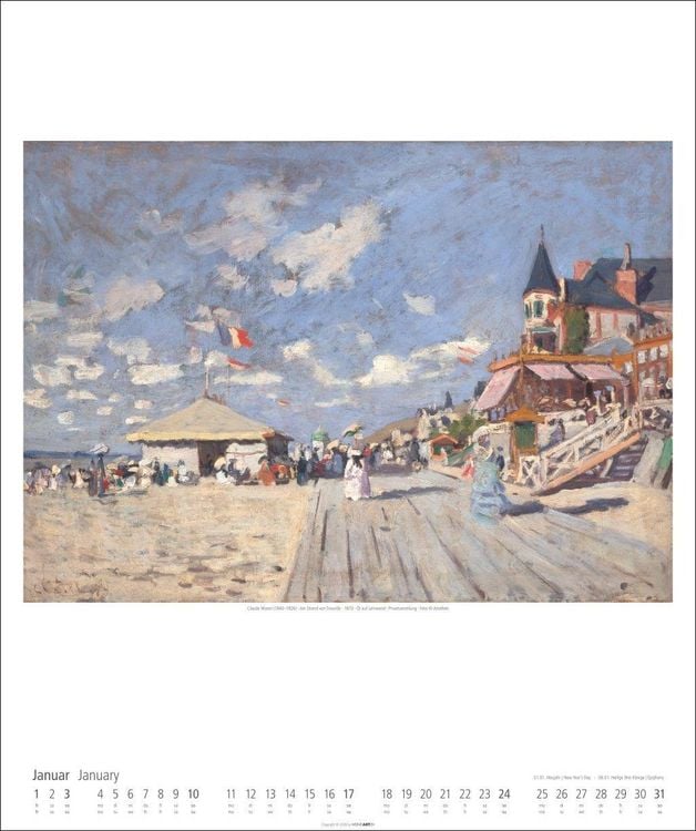 Produktbild: Claude Monet Kalender 2027