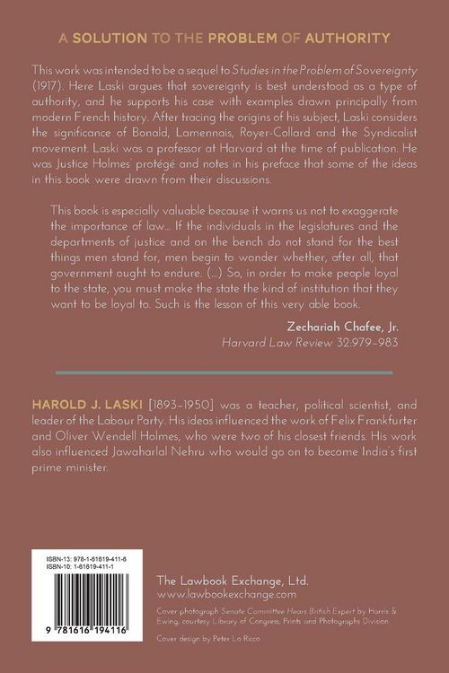 Produktbild: Authority in the Modern State