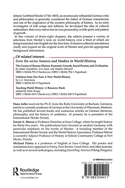 Produktbild: Johann Gottfried Herder on World History