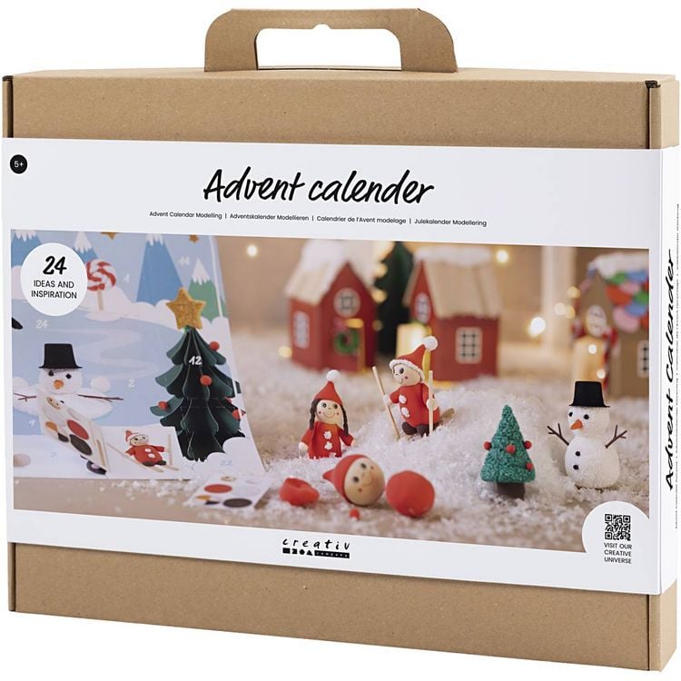 Produktbild: Creativ Company DIY Sets Adventskalender Basteln und Modellieren, Kreativ Box
