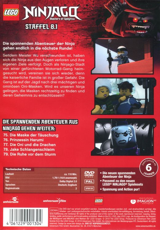 LEGO Ninjago - Staffel 8.1 als DVD kaufen