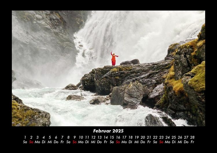Produktbild: Wasserf&auml;lle 2025 Fotokalender DIN A3