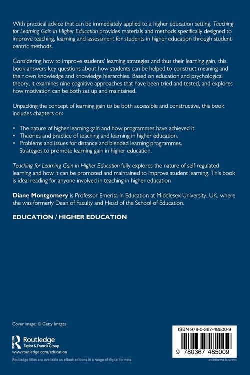 Produktbild: Teaching for Learning Gain in Higher Education
