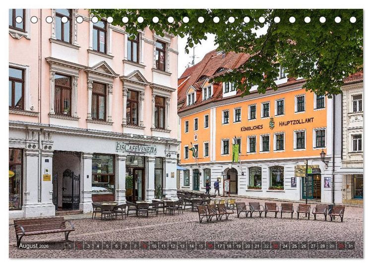 Produktbild: Das Jahr an der Elbe in Mei&szlig;en (Tischkalender 2026 DIN A5 quer), CALVENDO Monatskalender