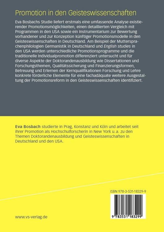 Produktbild: Promotion in den Geisteswissenschaften