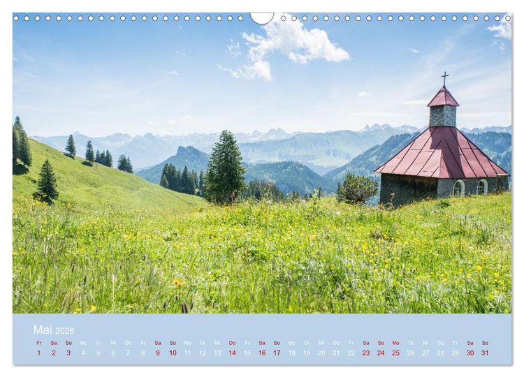 Produktbild: Heimweh Allg&auml;u 2026 (Wandkalender 2026 DIN A3 quer), CALVENDO Monatskalender