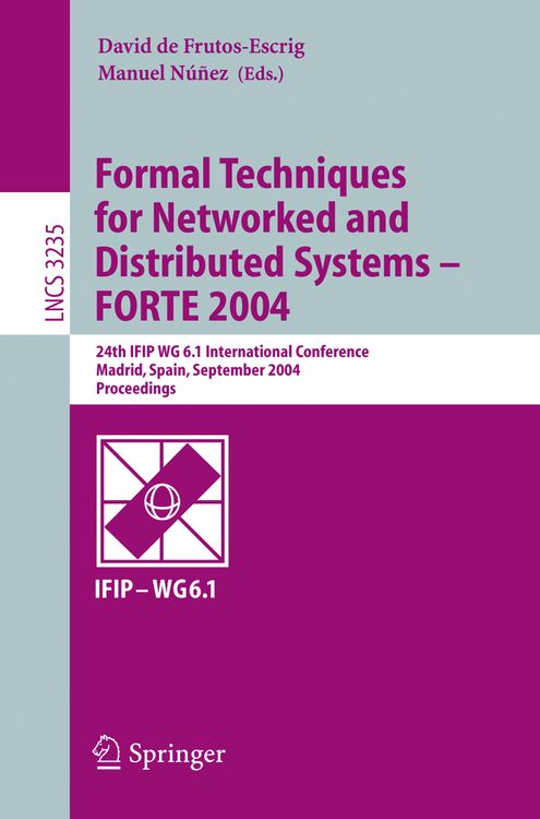 Produktbild: Formal Techniques for Networked and Distributed Systems - FORTE 2004