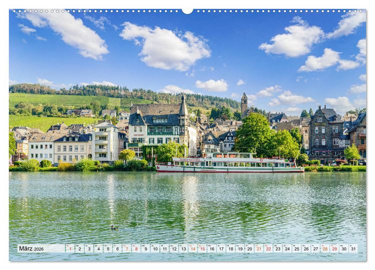 Produktbild: Traben Trarbach Impressionen (hochwertiger Premium Wandkalender 2026 DIN A2 quer), Kunstdruck in Hochglanz