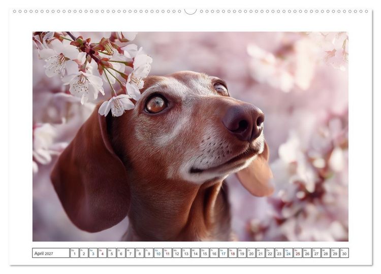 Produktbild: Kleine Beine, gro&szlig;es Gl&uuml;ck (hochwertiger Premium Wandkalender 2027 DIN A2 quer), Kunstdruck in Hochglanz