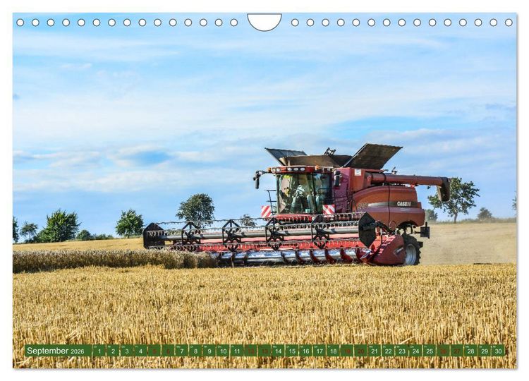 Produktbild: Landwirtschaft - Giganten im Kornfeld (Wandkalender 2026 DIN A4 quer), CALVENDO Monatskalender