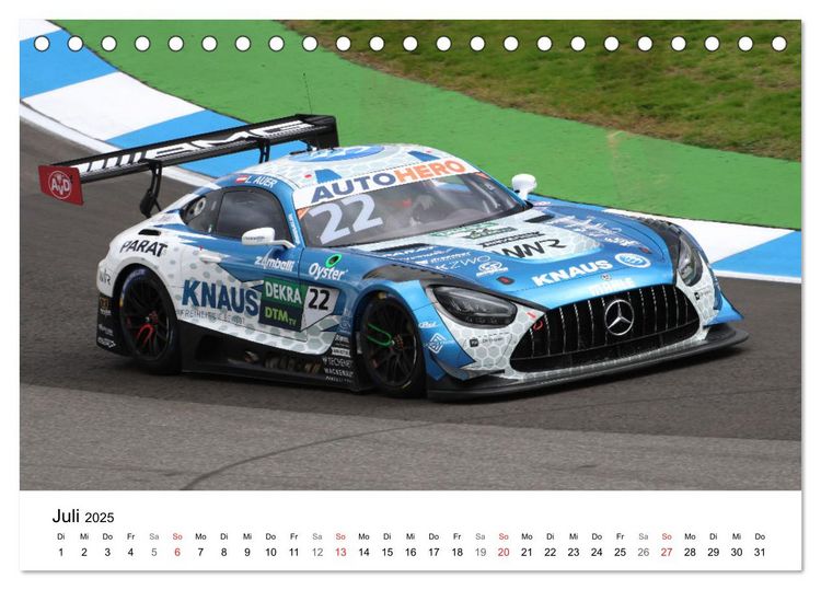 Produktbild: Deutsche Tourenwagen (Tischkalender 2025 DIN A5 quer), CALVENDO Monatskalender