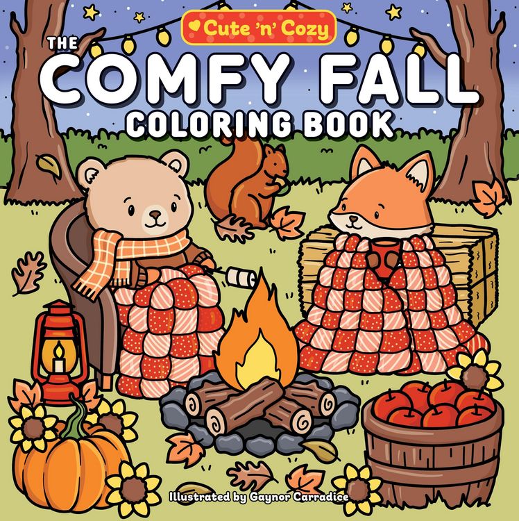Produktbild: The Comfy Fall Coloring Book