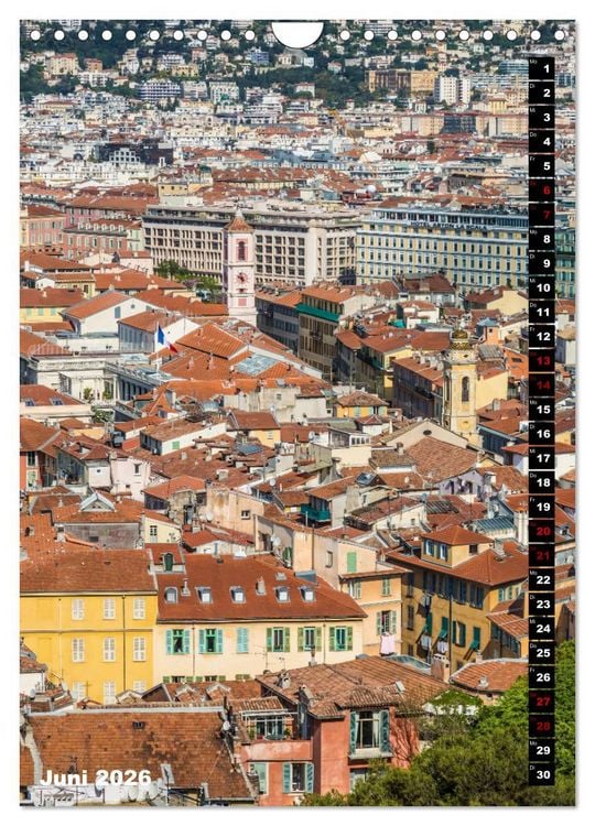 Produktbild: Idyllisches Nizza (Wandkalender 2026 DIN A4 hoch), CALVENDO Monatskalender