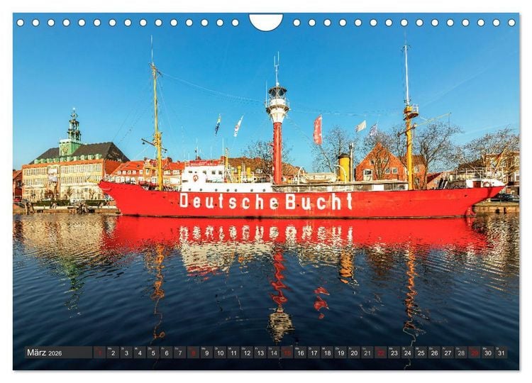 Produktbild: Bezauberndes Ostfriesland (Wandkalender 2026 DIN A4 quer), CALVENDO Monatskalender