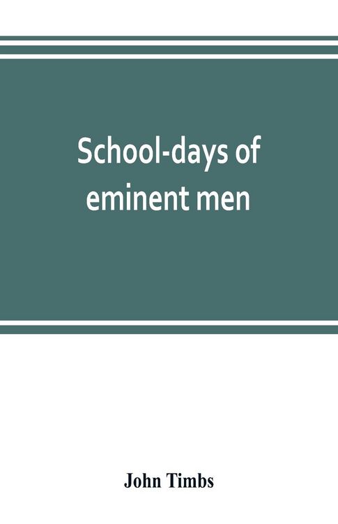 Produktbild: School-days of eminent men