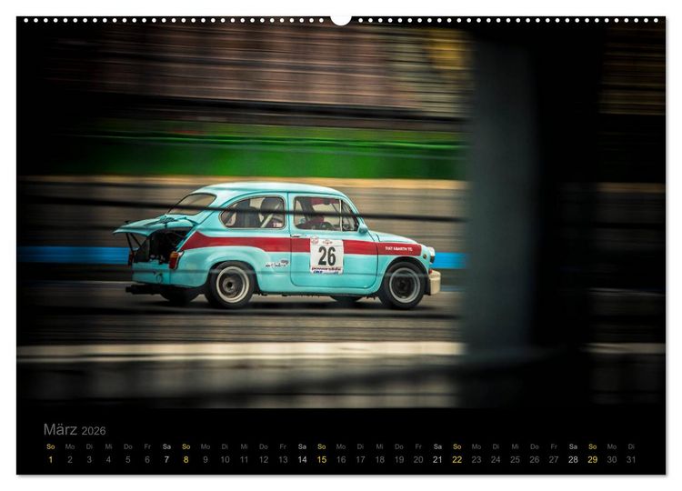 Produktbild: Abarth Racing (Wandkalender 2026 DIN A2 quer), CALVENDO Monatskalender