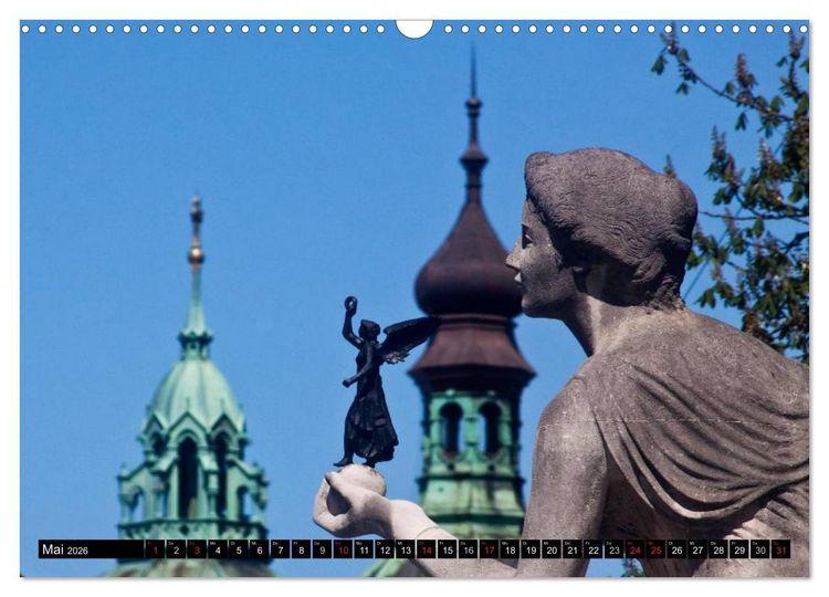 Produktbild: M&uuml;nchen - Die Sch&ouml;ne (Wandkalender 2026 DIN A3 quer), CALVENDO Monatskalender