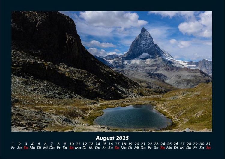 Produktbild: Bergige Welten 2025 Fotokalender DIN A4
