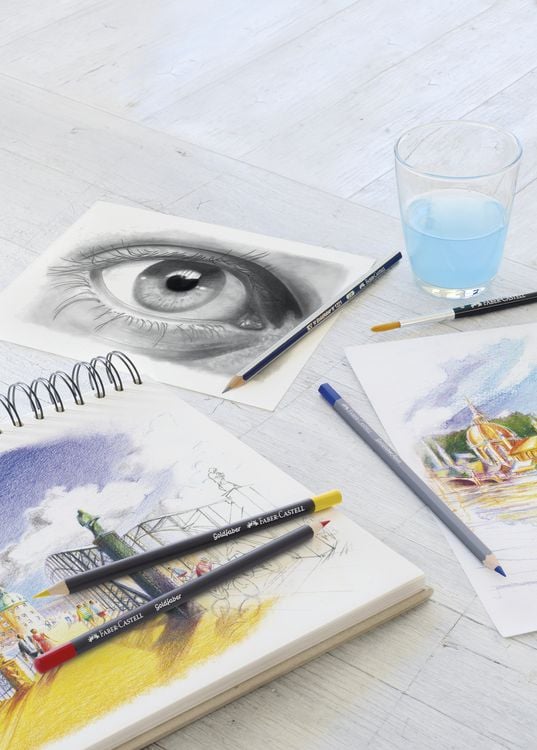 Produktbild: Faber-Castell Farbstifte Goldfaber, 24er Set Metalletui