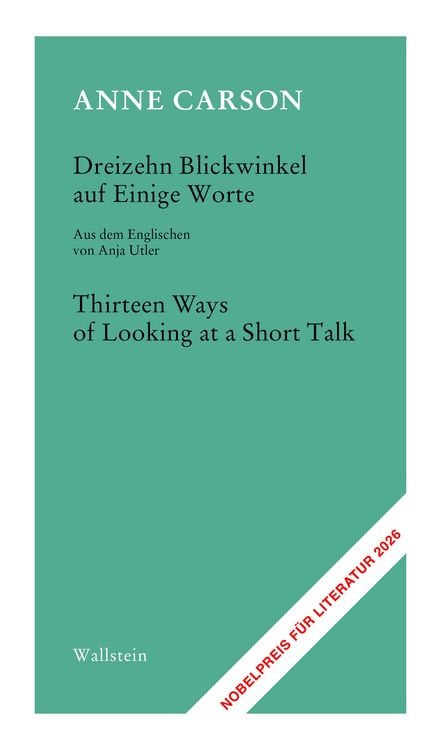 Produktbild: Dreizehn Blickwinkel auf Einige Worte / Thirteen Ways of Looking at a Short Talk