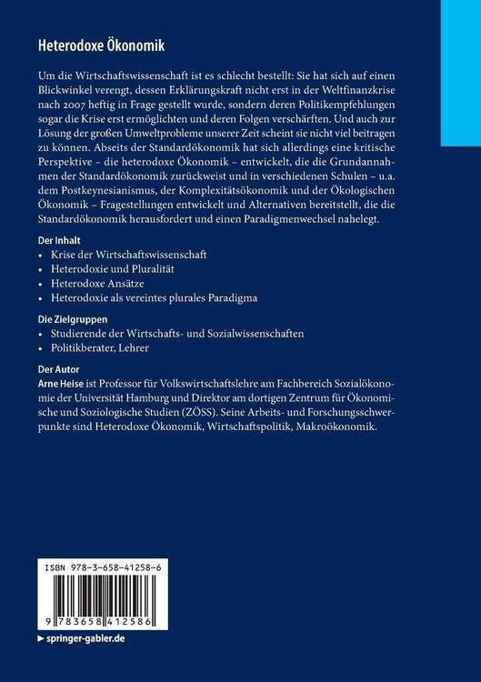 Produktbild: Heterodoxe &Ouml;konomik