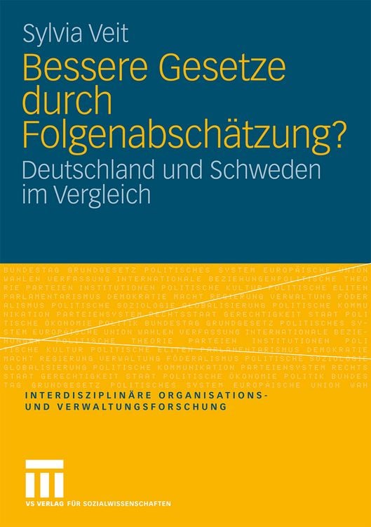 Produktbild: Bessere Gesetze durch Folgenabsch&auml;tzung?
