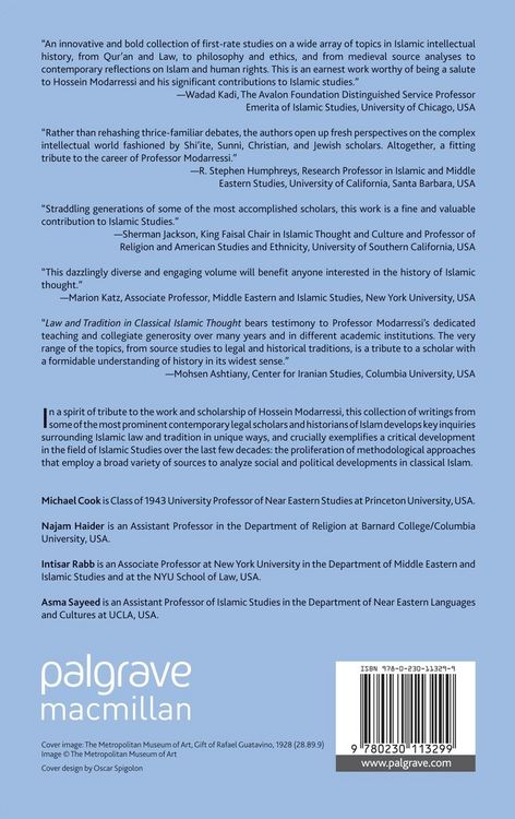 Produktbild: Law and Tradition in Classical Islamic Thought