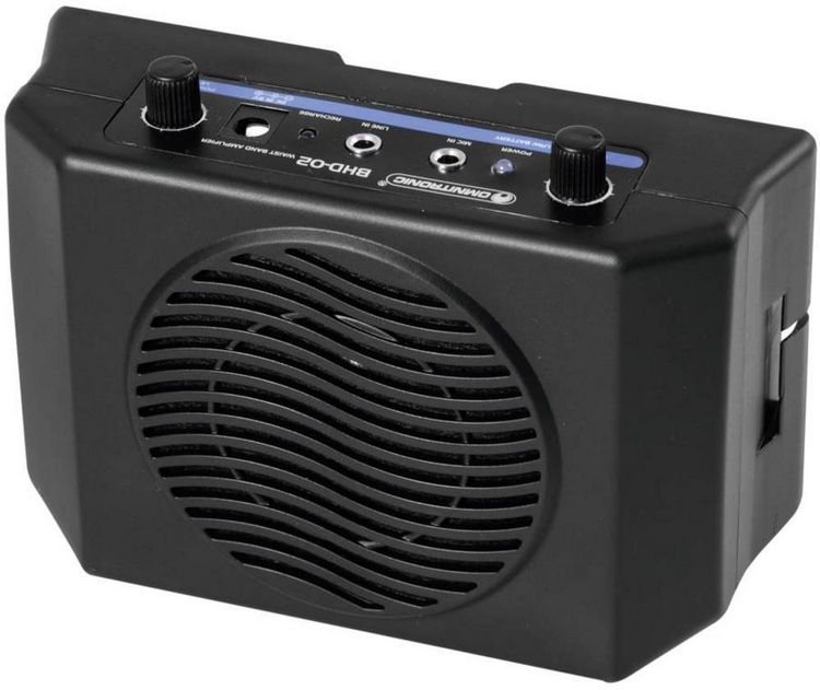 Produktbild: Omnitronic BHD-02 Mobiler PA Lautsprecher 50cm 2 Zoll batteriebetrieben 1St.