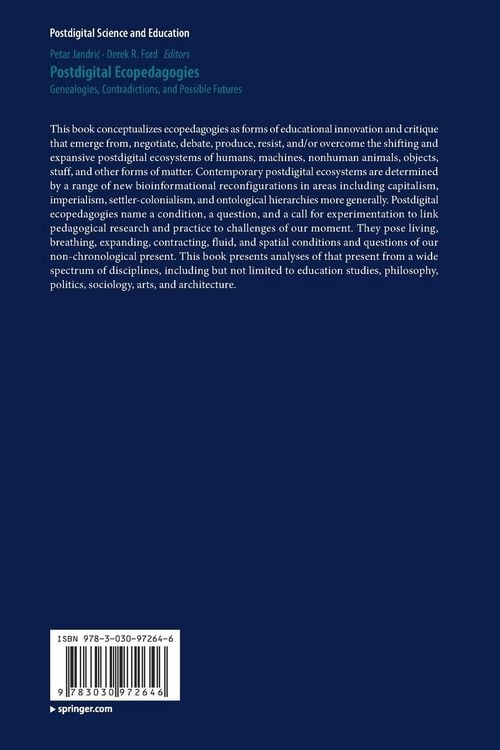 Produktbild: Postdigital Ecopedagogies