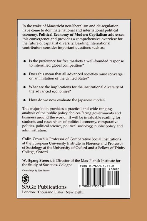 Produktbild: Political Economy of Modern Capitalism