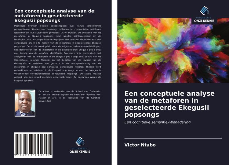 Produktbild: Een conceptuele analyse van de metaforen in geselecteerde Ekegusii popsongs