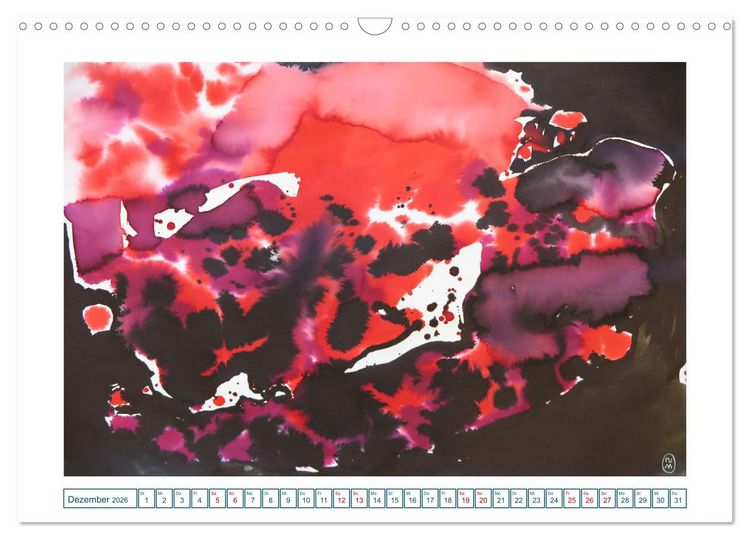 Produktbild: Farbverl&auml;ufe Lieblingsfarbe Bunt (Wandkalender 2026 DIN A3 quer), CALVENDO Monatskalender