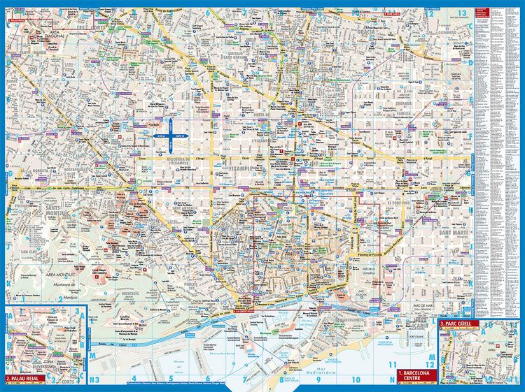 Produktbild: Barcelona, Borch Map