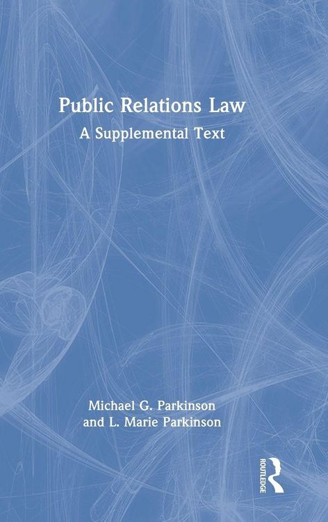 Produktbild: Public Relations Law