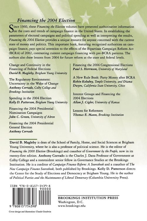Produktbild: Financing the 2004 Election