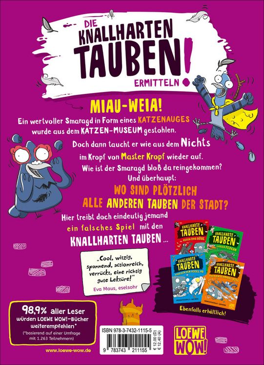 Produktbild: Knallharte Tauben lassen die Katze aus dem Sack (Band 5)