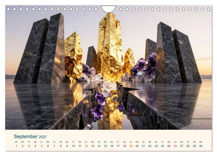 Produktbild: Geografie der Seele - Gef&uuml;hle als Landschaften (Wandkalender 2027 DIN A4 quer), CALVENDO Monatskalender