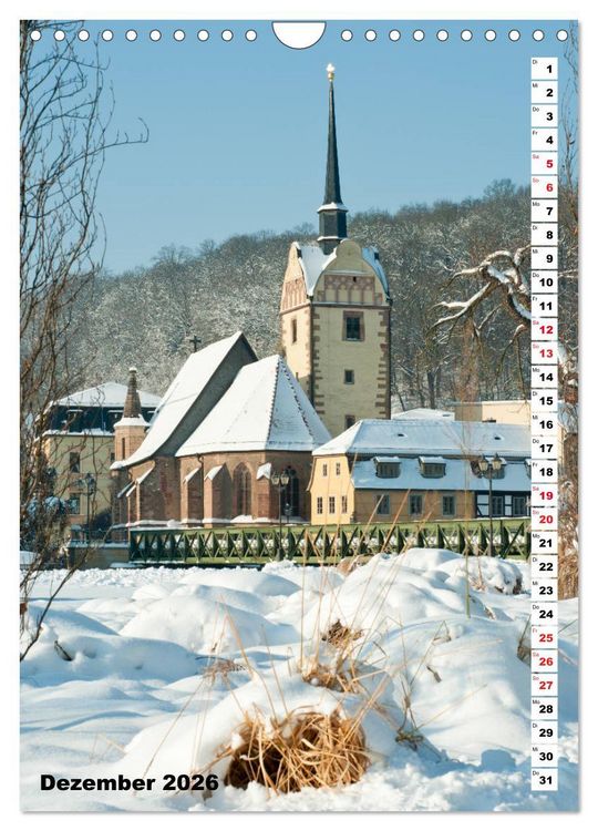 Produktbild: Gera - Stadt an der wei&szlig;en Elster (Wandkalender 2026 DIN A4 hoch), CALVENDO Monatskalender