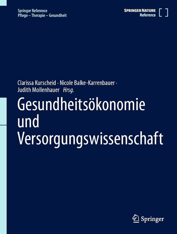 Produktbild: Gesundheits&ouml;konomie und Versorgungswissenschaft