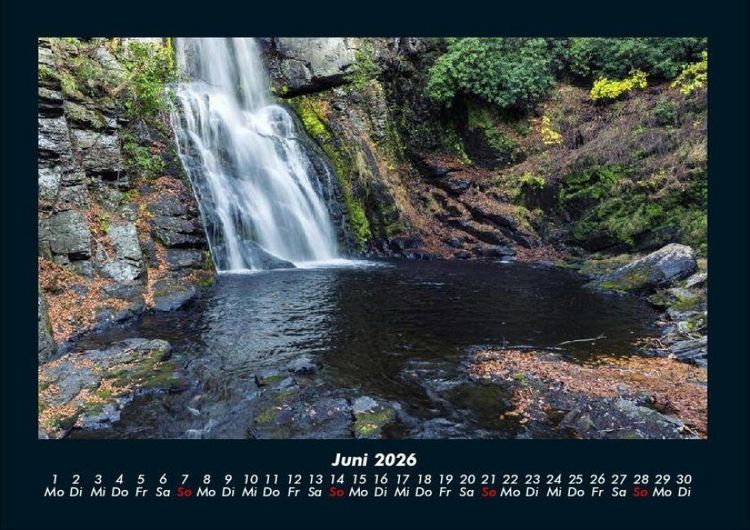 Produktbild: Wasserf&auml;lle 2026 Fotokalender DIN A4